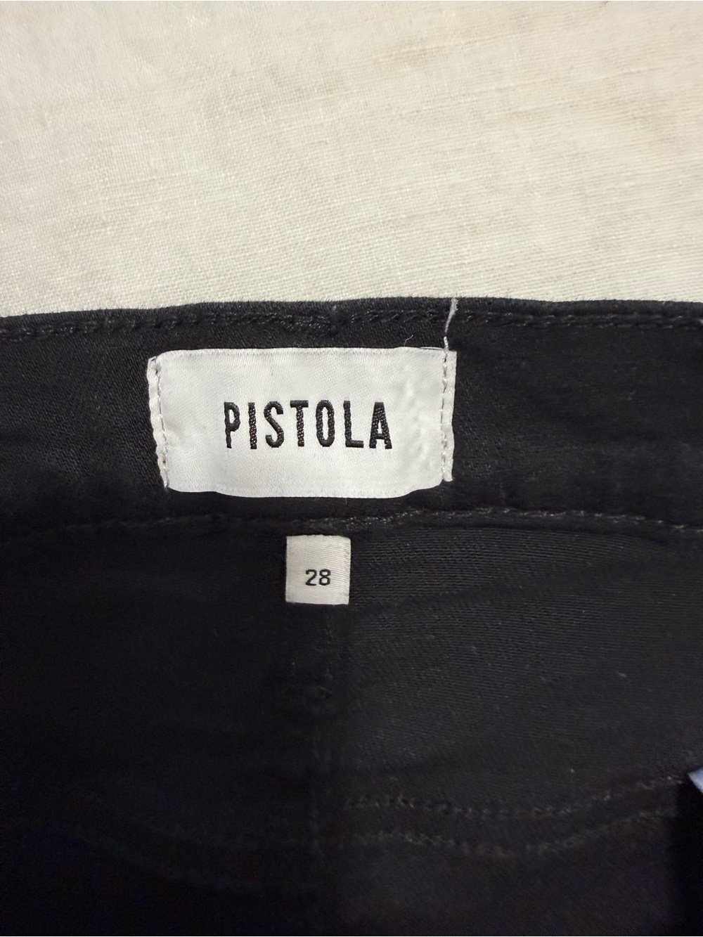 pistola Black High-Rise Cropped Flare Jeans - Picture 7 of 8
